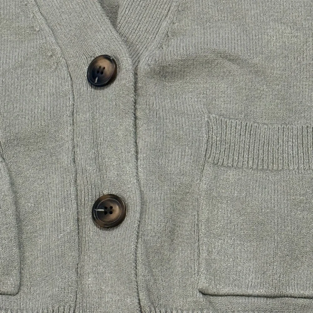 Philosophy Cardigan XS Short Fit Olive Green - Picture 9 of 15